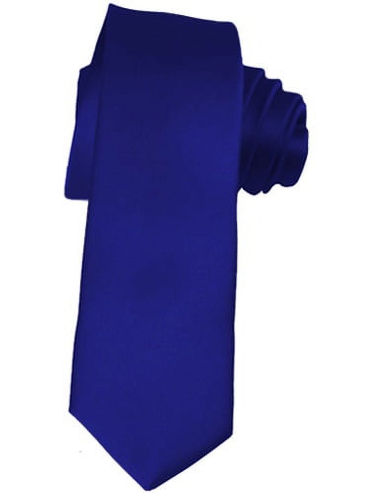Skinny Royal Blue Ties by 2 Inch Solid Mens Neckties