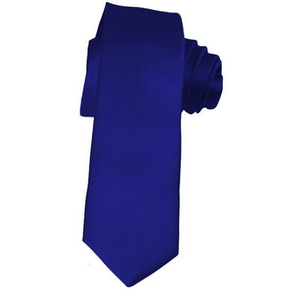 Skinny Royal Blue Ties by 2 Inch Solid Mens Neckties