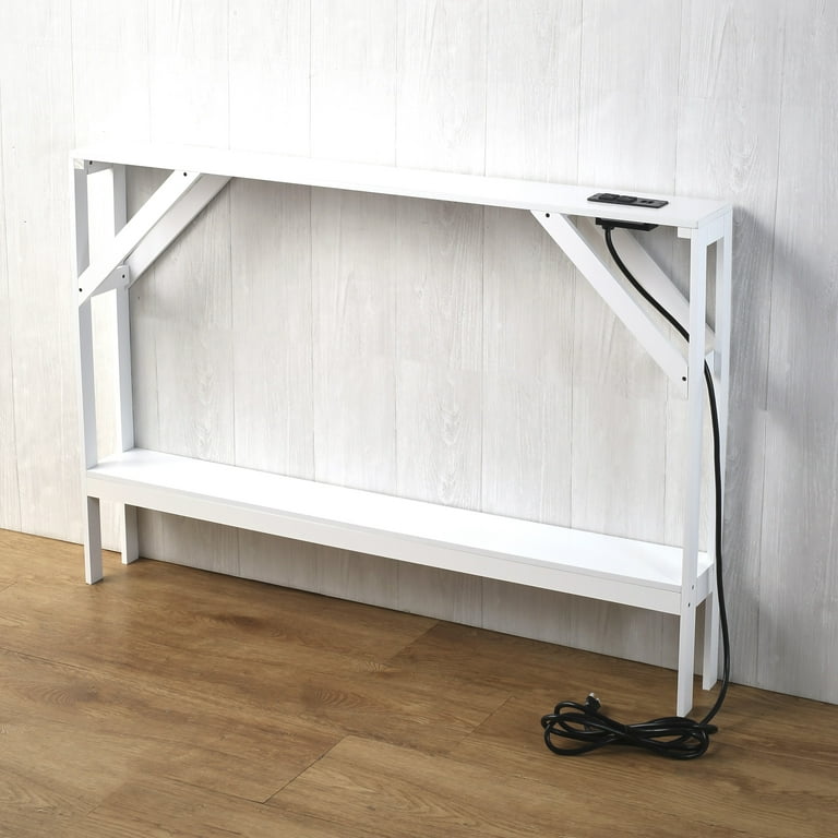 Skinny sofa table with outlet deals