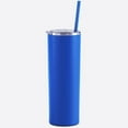 thumbnail image 1 of Skinny Steel Stainless Steel Tumbler, 20 oz | Double Wall Vacuum Insulated (Matte Nautical Blue), Large, 1 of 1