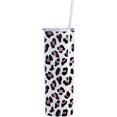 thumbnail image 1 of Skinny Steel Stainless Steel Tumbler, 20 oz | Double Wall Vacuum Insulated (White Leopard), 1 of 1