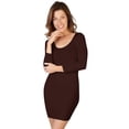 thumbnail image 1 of Skinny Tees 3/4 Sleeve Scoop Dress 120, 1 of 8
