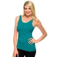 thumbnail image 1 of Skinny Tees Burnout Tank Top 184, 1 of 12