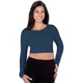 thumbnail image 1 of Skinny Tees Long Sleeve Crop Top 1910, 1 of 4