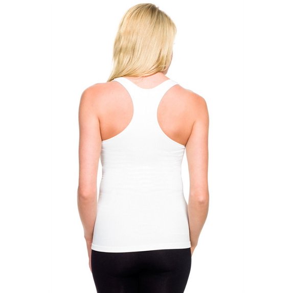 Skinny Tees Racerback Ribbed Tank 124