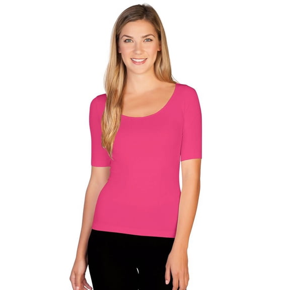 Skinny Tees Reversible Scoop Neck Tee 142