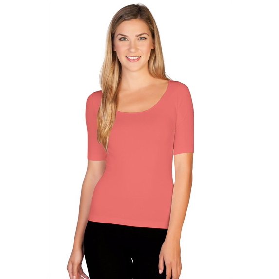 Skinny Tees Reversible Scoop Neck Tee 142