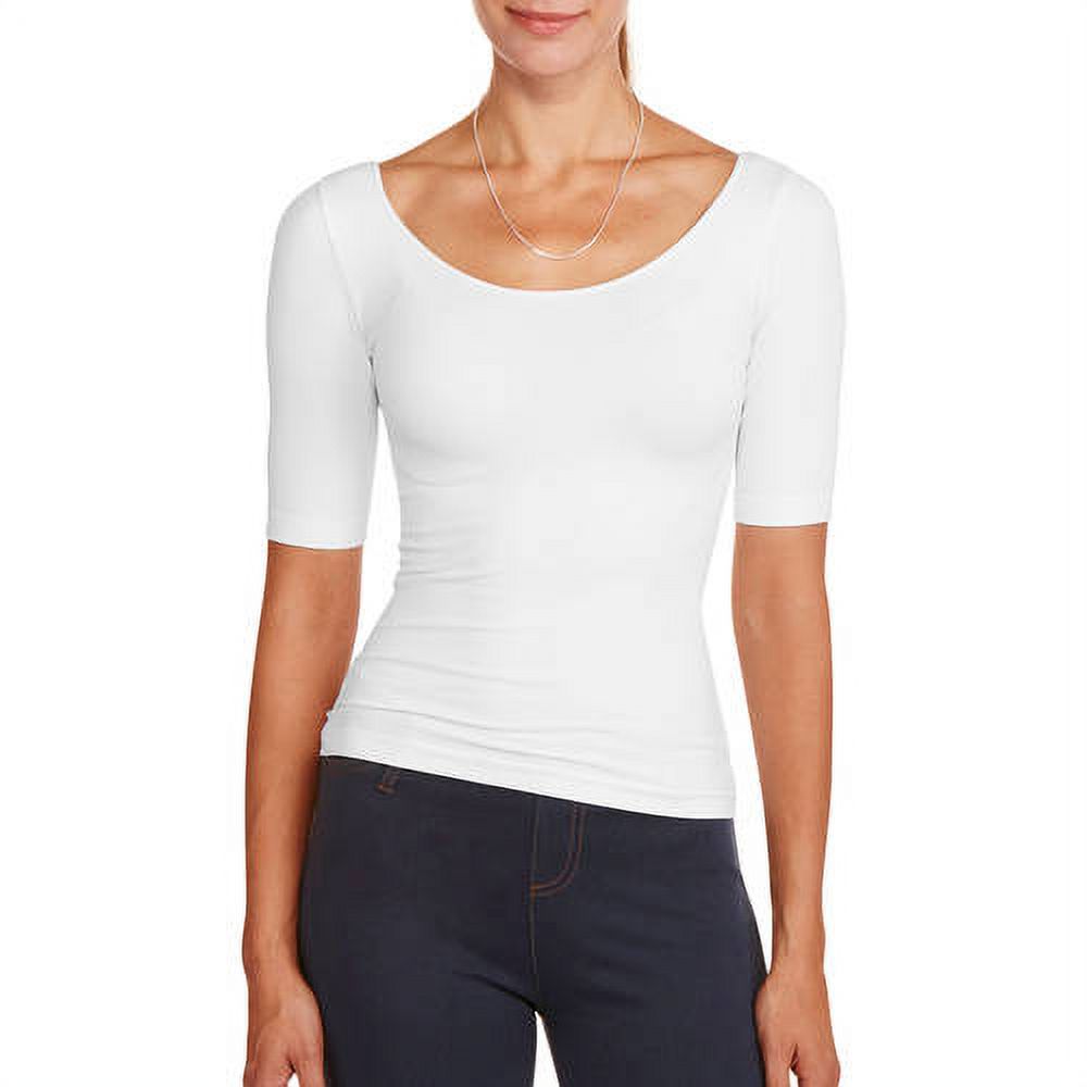 Skinny Tees Reversible Scoop Neck Tee 142