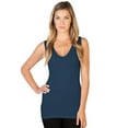 thumbnail image 1 of Skinny Tees V-Neck Tank 146, 1 of 12