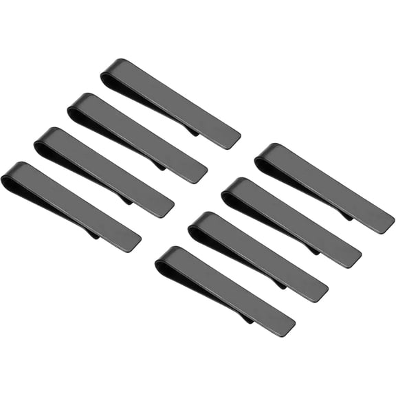 Skinny Tie Clips, Stainless Steel Clips for Men Wedding