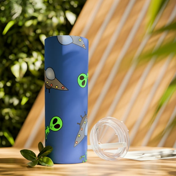 Skinny Tumbler with Straw, 20oz