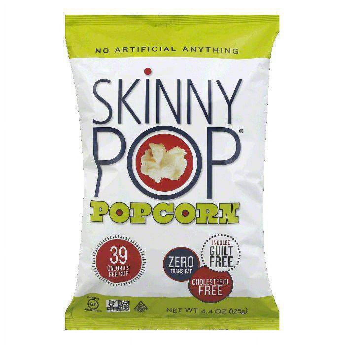 SkinnyPop Original Popcorn, 4.4oz Grocery Size Bags, Skinny Pop, Healthy  Popcorn