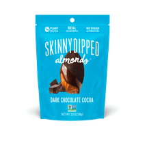 SkinnyDipped Dark Chocolate Cocoa Almonds 3.5 oz