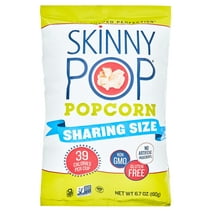 SkinnyPop Gluten-Free Original Popcorn, 6.7 oz Sharing-Size Bag
