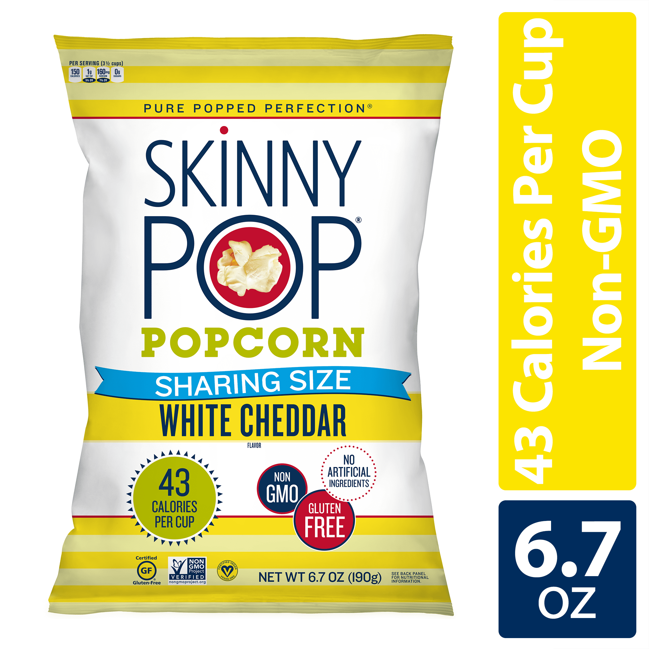 SkinnyPop GlutenFree White Cheddar Popcorn 6.7 oz in Nepal at NPR