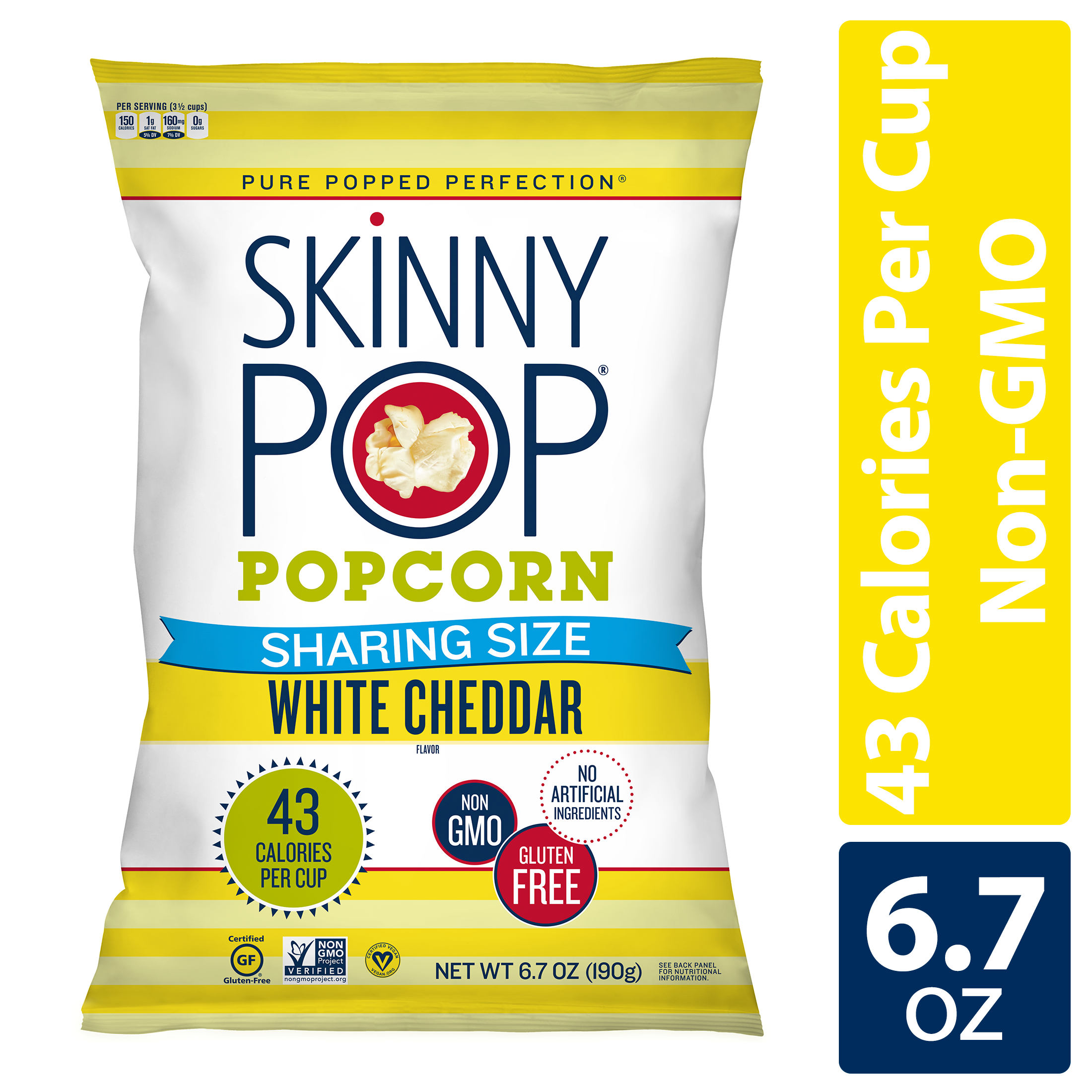 Smartfood White Cheddar Popcorn, 0.625 Oz SingleServe Bags (12 Ct