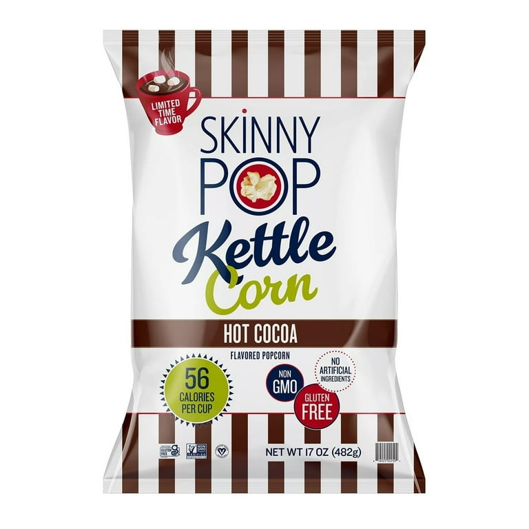 SkinnyPop Hot Cocoa Kettle Popcorn 17 Ounce