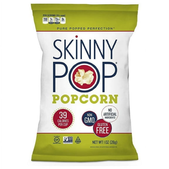 SkinnyPop Original Popcorn 1.0 oz Pack of 2