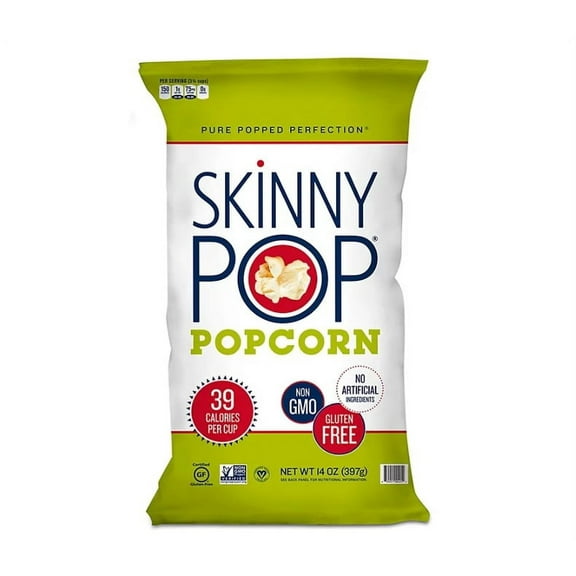 SkinnyPop Original Popcorn Value Size Bag (14 oz.)