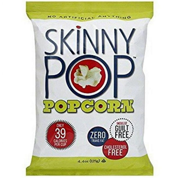 SkinnyPop Popcorn 1831692 4.4 oz Original Popcorn - Case of 48