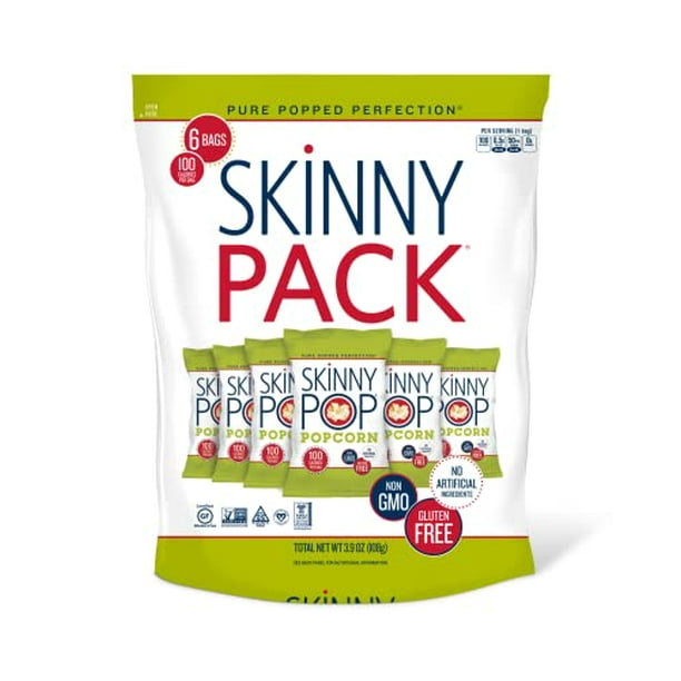 SkinnyPop Popcorn, Gluten Free, Dairy Free, NonGMO, Healthy Snacks, Skinny Pop Original Popcorn