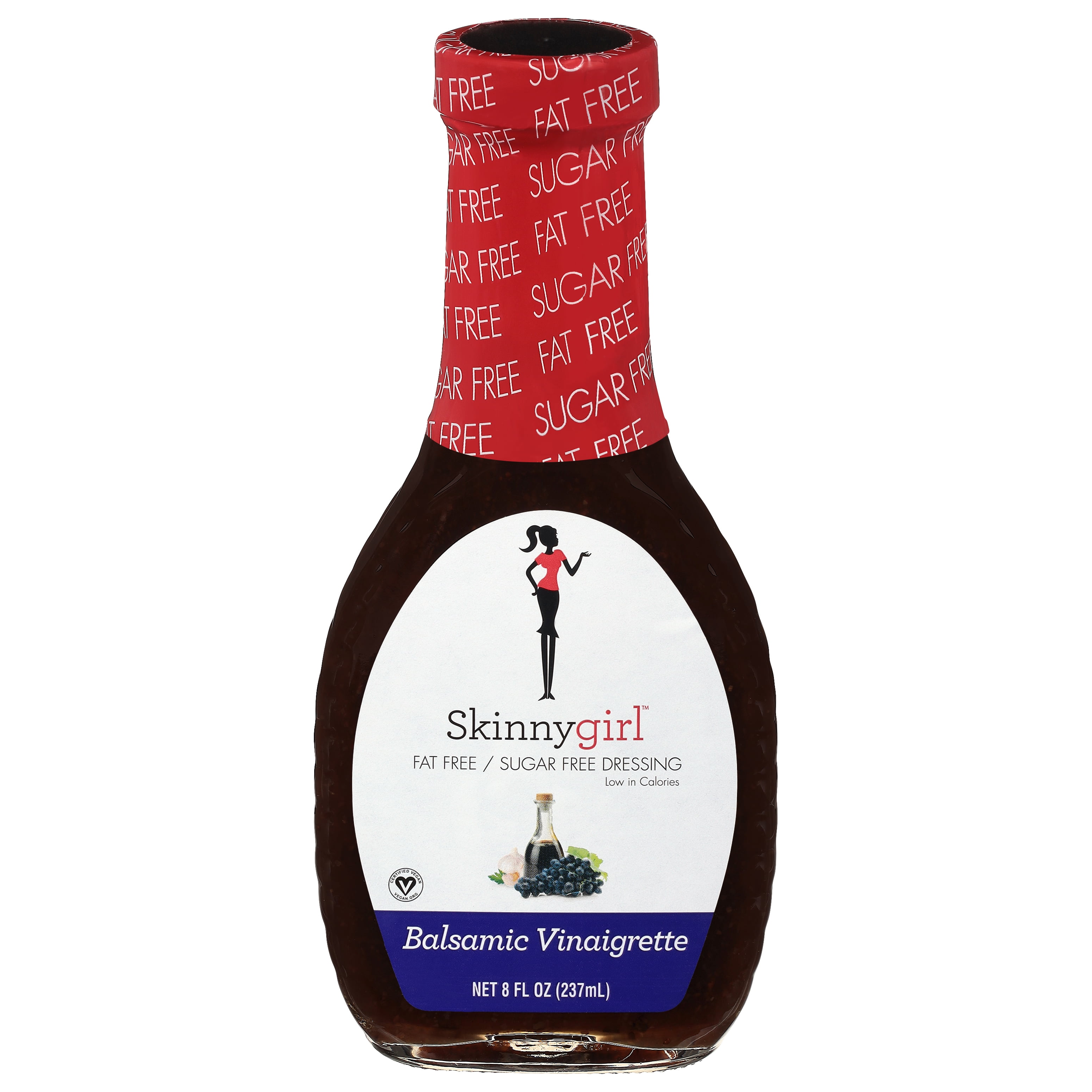Skinnygirl Balsamic Vinaigrette Salad Dressing 8 fl oz - Gluten-Free, Vegan  - Walmart.com