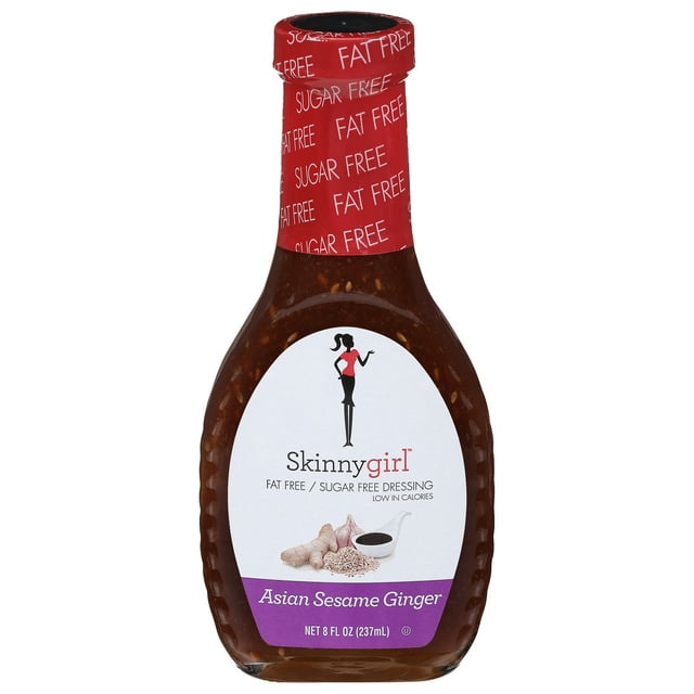 Skinnygirl, FatFree, SugarFree Asian Sesame Ginger Salad Dressing, 8