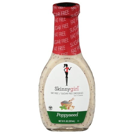 Skinnygirl, Fat-Free, Sugar-Free Poppyseed Salad Dressing, 8 fl oz