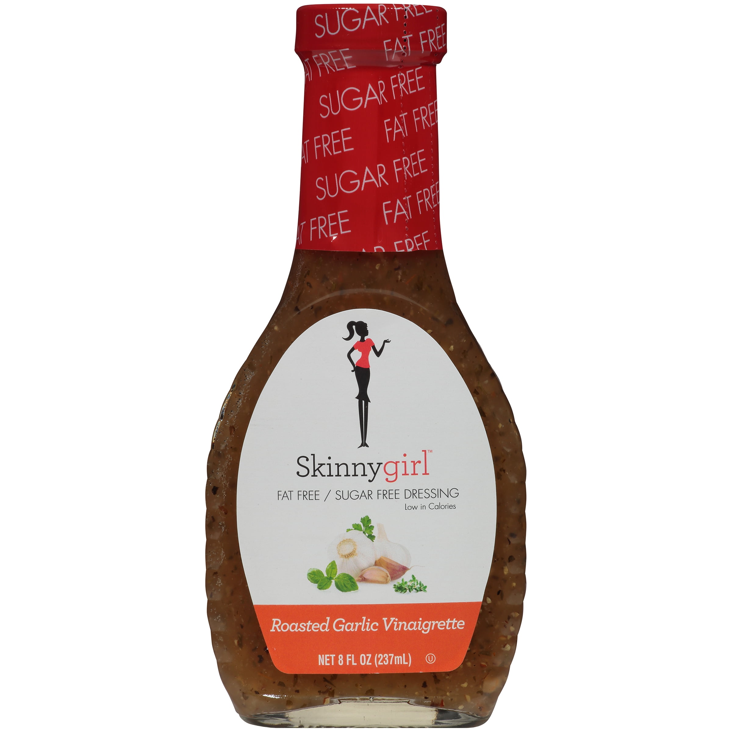 Skinnygirl Roasted Garlic Vinaigrette Dressing, Sugar-Free, Fat-Free, 8 fl oz