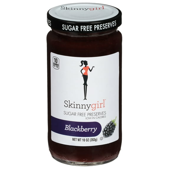 Skinnygirl Sugar Free Blackberry Preserves, Kosher, 10 oz