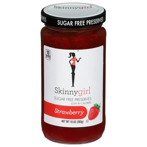 Skinnygirl Sugar Free Strawberry Preserves, Kosher, 10 oz