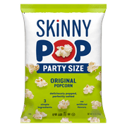 Skinnypop Gluten Free Original Popcorn, 8.0 oz Family Size Bag, Skinny Pop, Popcorn Snacks