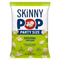 Skinnypop Gluten Free Original Popcorn, 8.0 oz Family Size Bag, Skinny Pop, Healthy Popcorn Snacks