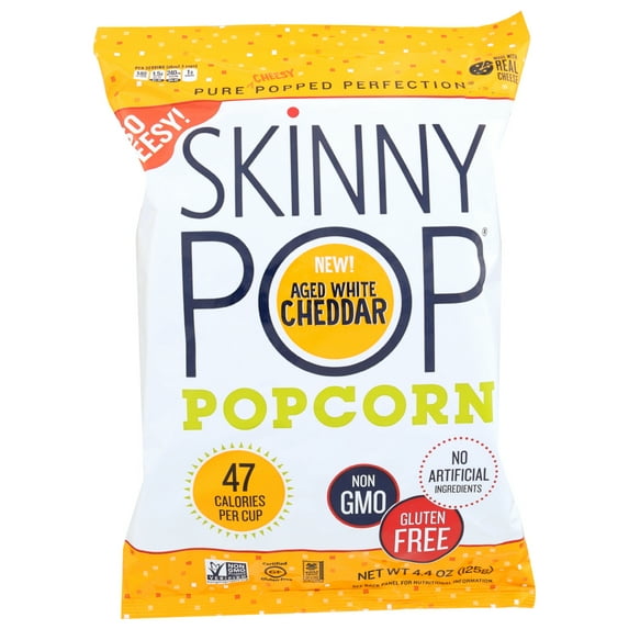 Skinnypop Popcorn Popcorn - Aged White Cheddar , 4.4 Oz