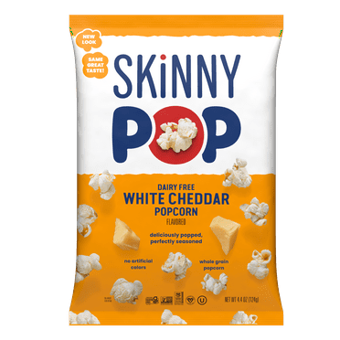 Skinnypop Popcorn Skinny Pop - White Cheddar , 4.4 Oz