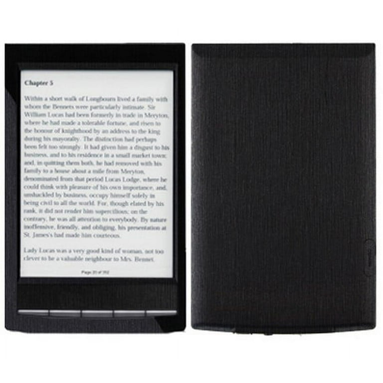 Skinomi Brushed Steel Tablet Skin+Screen Protector for Sony Reader