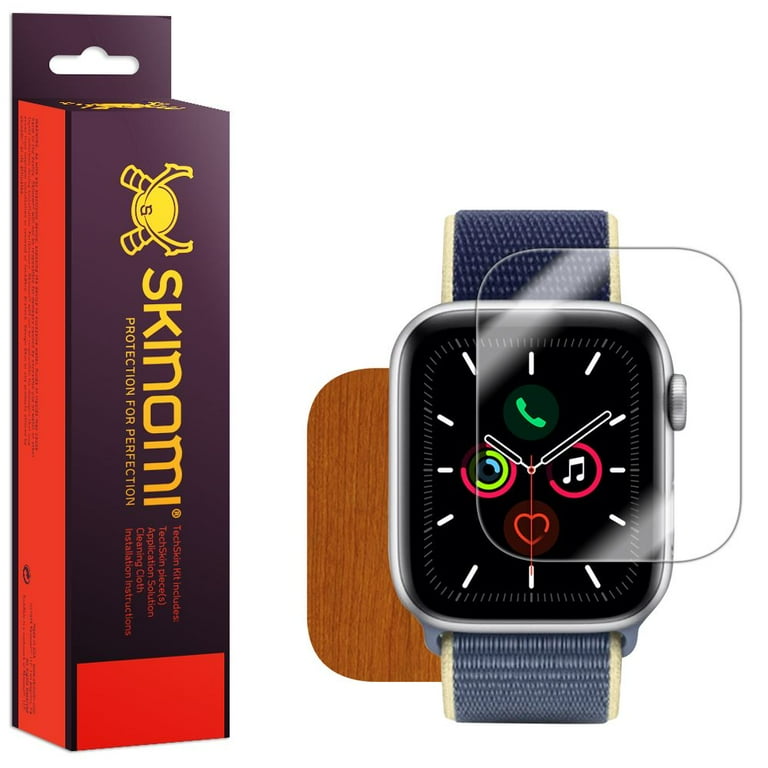 Skinomi Light Wood Skin Cover for Apple Watch Series 6 44mm 3