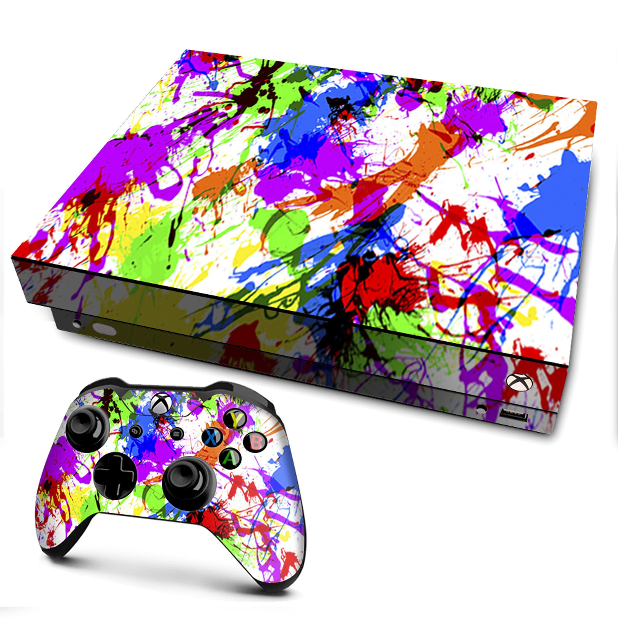 Skins Decal Vinyl Wrap for Xbox One X Console - decal stickers