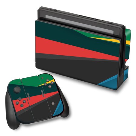 Skins Decals For Nintendo Switch Vinyl Wrap / Abstract Patterns Green