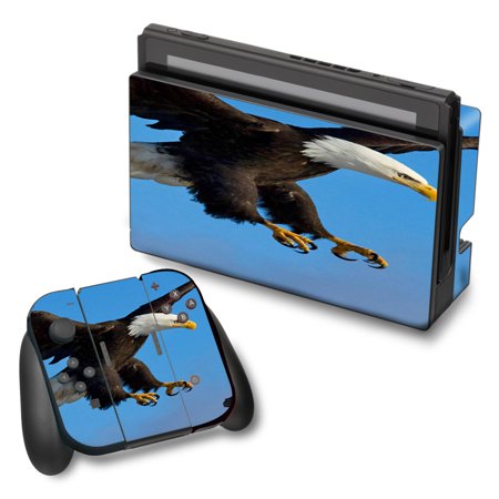 Skins Decals For Nintendo Switch Vinyl Wrap / Bald Eagle In Flight,Hunting