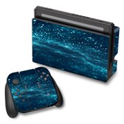 Skins Decals For Nintendo Switch Vinyl Wrap / Blue Nebula Meteor Shower