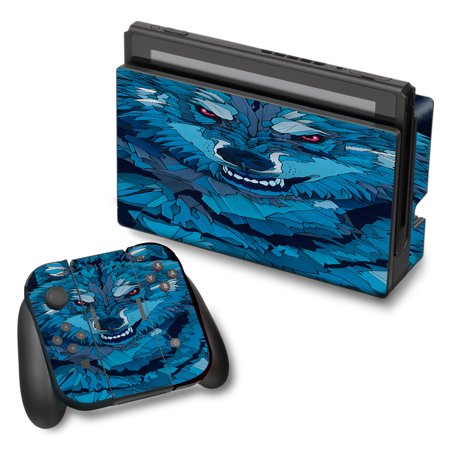 Skins Decals For Nintendo Switch Vinyl Wrap / Blue Wolf