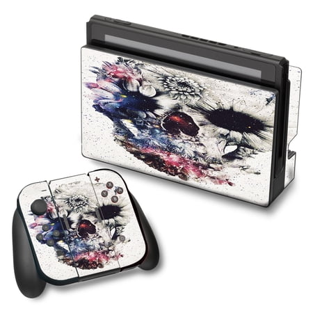 Skins Decals For Nintendo Switch Vinyl Wrap / Flower Skull