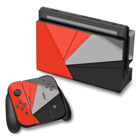 Skins Decals For Nintendo Switch Vinyl Wrap / Orange And Grey