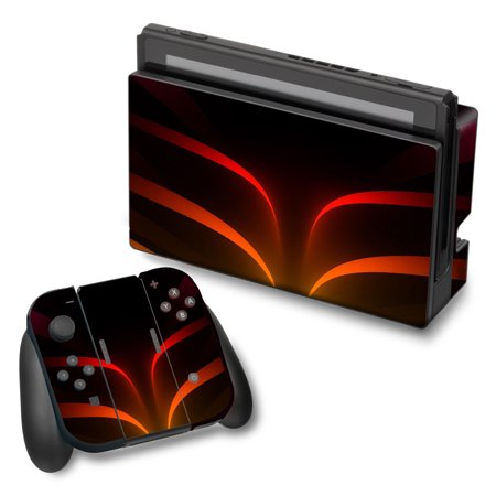 Skins Decals For Nintendo Switch Vinyl Wrap / Red Orange Abstract