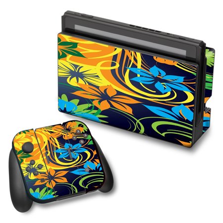 Skins Decals For Nintendo Switch Vinyl Wrap / Tropical Flowers