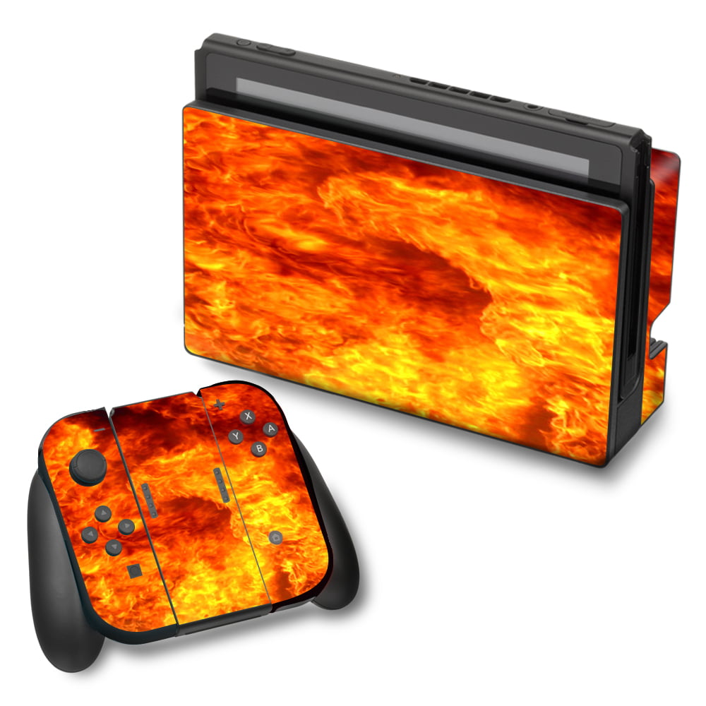 Fire Flame V1 - Skin Wrap Decal for Nintendo Switch Lite Console & Doc –  DesignSkinz