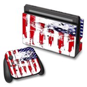Skins Decals For Nintendo Switch Vinyl Wrap / U.S.A. Flag Skull Drip