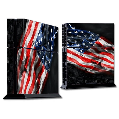 Skins Decals For Ps4 Playstation 4 Console / American Flag Waving