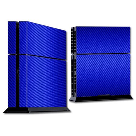 Skins Decals For Ps4 Playstation 4 Console / Blue Carbon Fiber Graphite